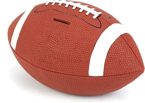 H&W Football Piggy Bank for Boys ، Shatterproof Rugby Sports Bank Coin Bank ، حجم كبير ، هدية Super Bowl للأطفال in Kuwait
