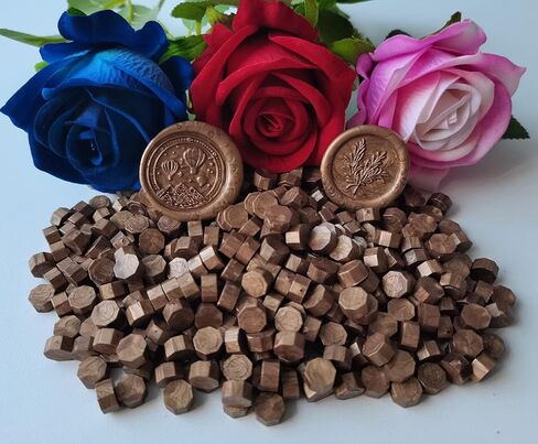 ختم حبات الشمع ، yosenling 350 pcs حبات الشمع الأحمر مع شموع بيضاء و 1 PCS ملعقة ذوبان الشمع ، رائعة لدعوات الزفاف ، حزم النبيذ ، بطاقات الأظرف ، غلاف الهدايا. in Kuwait
