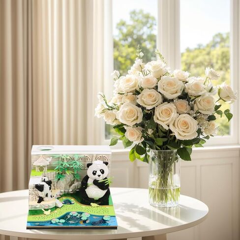3D Calendar 2025,Time Piece Calendar With LED Lights, Paper Sculpture Art Memo Pad Notepad Christmas Desktop Decoration Gift (Magic Castle A) in Saudi Arabia