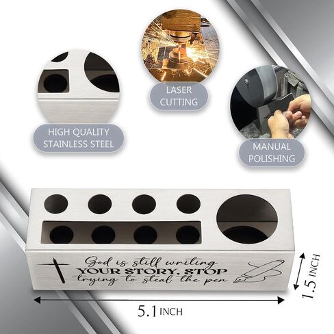 vizuzi for I Know the Plans I Have for You Bible Verses Pencil Holder, Jeremiah 29:11 Gifts for Women, Men, Christian Prayer Workplace Office Desk Pencil Holders & Pen Holders Zgg13 in Kuwait