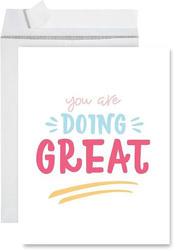 Andaz Press Funny Get Well Soon Jumbo Card 8.5 x 11 inch Blank With Deepest Sympathy Well Wishes Greeting Card with Envelope Big Good Health Sympathy Feel Better Soon From All Of Us Card, 1-Pack in Saudi Arabia