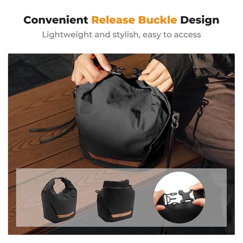 K&F Commain Camera Bag Camera Camera Small Came Case ، حقيبة يد كاميرا ناعمة لطيفة للتصوير الفوتوغرافي في الشوارع الحضرية in Saudi Arabia