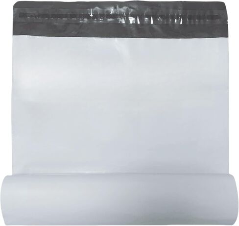 White Poly Mailers 11x14.5 Inches Waterproof Self Sealing Shipping E Commerce Bags for Apparel and Non Fragile Items 10 Pack in Kuwait