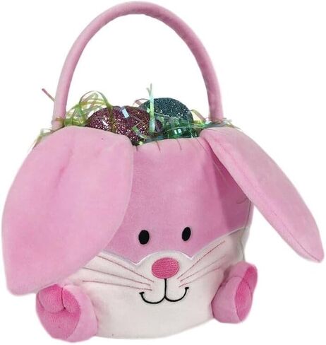 3 سلال أرنب عيد الفصح ، سلال أرنب عيد الفصح ، قماشية عيد الفصح ، الأكياس ، الأكياس ، وأحزاب عيد الفصح ، تلعب حفلات الزخرفة للفتيات الفتيات (3 عبوات) in Kuwait