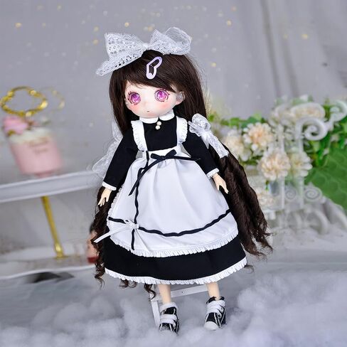 YMY Female Doll Body Obitsu22 Obitsu24 BJD Girl Doll for GSC, Blythe,ICY,1/6 Scale Bjd Doll Head (Super White-7.87 in) in Saudi Arabia