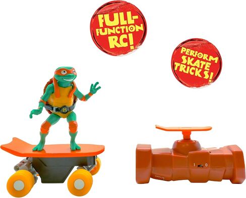 Teenage Mutant Ninja Turtles Michelangelo Half Pipe RC Vehicle Movie Edition Ages 5+ - Skate + Performs Tricks - 2.4GHz RC Controller in Kuwait