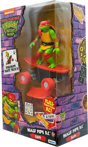 Teenage Mutant Ninja Turtles Michelangelo Half Pipe RC Vehicle Movie Edition Ages 5+ - Skate + Performs Tricks - 2.4GHz RC Controller in Kuwait