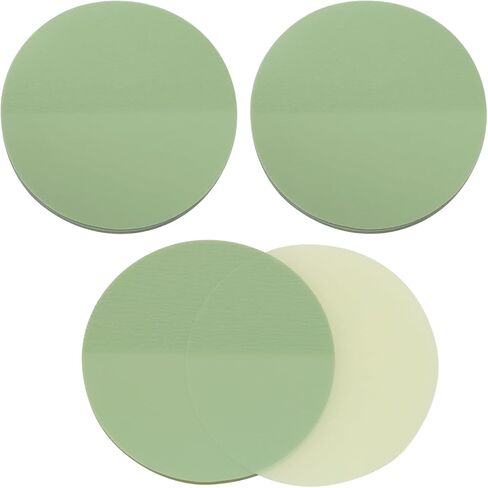 ONLYKXY 3 Pack Round Transparent Sticky Notes 1.77inch Waterproof Self-Stick Book Tabs 150 Sheets PET Markers Sticky Notes Pad (Gray) in Kuwait