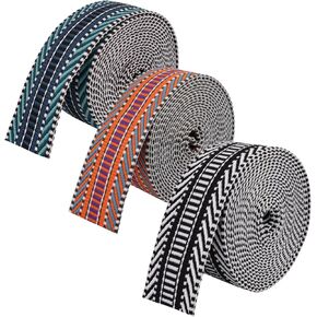 3 Rolls 1.5 inch Webbing Nylon Webbing Ribbon Heavy Duty Webbing Strap for Crafts Bag Handles Camera Purse Strap DIY Pet Collars Leash Backpack Belt Tote Bags Leash Straps, Furniture, Upholstery