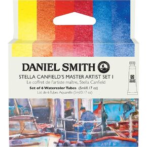 Daniel Smith 285610408 Transparent Watercolor Paint, Extra Fine, Stella Canfield (1), 6-Color Set, 0.16 fl oz (5 ml) (No.2),