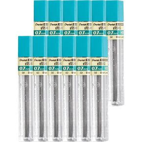 Pentel Super Hi-Polymer Mechanical Pencil Lead Refills, 0.7mm Medium, HB, 144 Leads