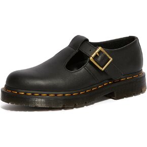Dr. Martens Polley, Women's, Black, Soft Toe, Slip Resistant Mary Jane (8.0 MW)