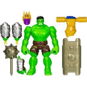 Avengers Marvel MixMashers Hulk Custom Deluxe Mix-and-Match Action Figure & Accessories, 5-Inch-Scale Super Hero Toys for Kids Ages 4+
