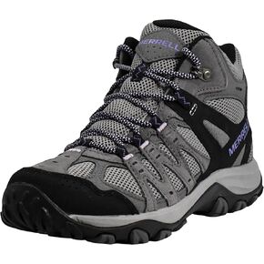 Merrell Women's Accentor 3 Mid Hiking Boots, Charcoal/Flora, 9 M