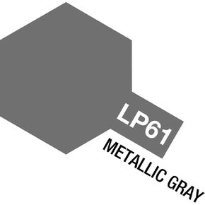 TAMIYA Lacquer Paint LP-61 Metallic Gray 10 ML TAM82161 Lacquer Primers & Paints