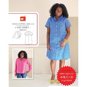 Camp Shirt + Dress Sewing Pattern