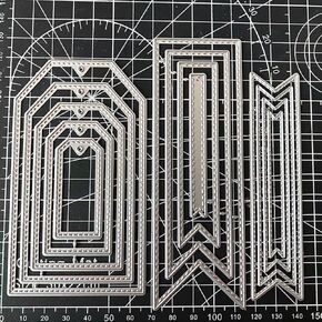 Tag Banner Flag Metal Die Cuts Bookmark Cutting Dies Stencils for DIY Scrapbooking Decorative Embossing DIY Paper Cards