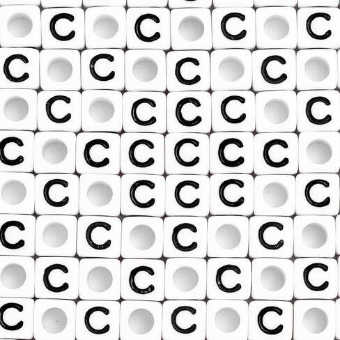 500Pcs Cube White Acrylic Letter Beads 6x6mm Letter B Alphabet Beads for DIY Bracelet Necklace Jewelry Making (STU-500FZM-AEIOU) in Kuwait