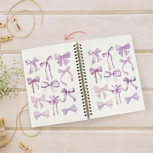 Coquette Pink Bow Notebook Journal ، Preppy Notebook ، دفتر ملاحظات جمالي وردي ، دفتر جيرلي ، دفتر ملاحظات وردي ، مستلزمات مكتبية وردية ، دفتر ملاحظات حلزوني 5.5x8.3 بوصة in Kuwait