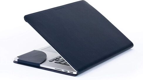 BONAVENTURA Leather Cover for MacBook Pro 13 inch [2016 -] [Navy Blue] in Saudi Arabia
