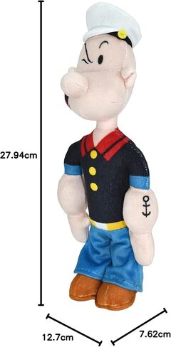 Multipet Popeye Dog Plush Toy - Toys for Dogs All Age - Extra Soft Plush Dog Toy - Stuffed Dog Toy for Cuddling & Playing - Cute & Tough Pet Toy (11") in Kuwait
