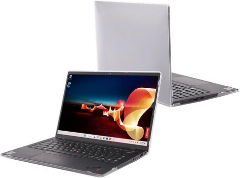 mCover Case ONLY Compatible for 2021-2024 14" Lenovo ThinkPad X1 Carbon Gen 9 / Gen 10 / Gen 11 Windows Notebook PC (with 180-degree Hinge, NOT Fitting Other Lenovo Models) - Black in Kuwait