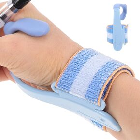 Tofficu Writing Posture Trainer: Students Pen Holding Corrector Wrist Brace Sleeve Handwriting Adjustable Support Ergonomic for Training Aid Correction Supplies Blue