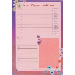 Erin Condren 4x6 Weekly Projects & Exams Sticky Notepad - Edition 2