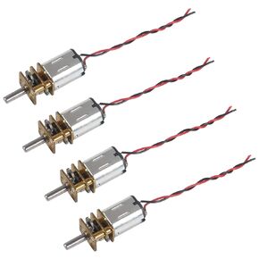 4pcs mini n20 Gear Motor DC 3V-6V السرعة البطيئة الكاملة Metal Gear Box