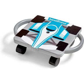 hand2mind Blue Speedway Racer Scooter Board, Floor Scooter Board, Gross Motor Toys, Kids Exercise & Physical Education Equipment, Playground Toys, Indoor Active Play, Toddler Outdoor Activities