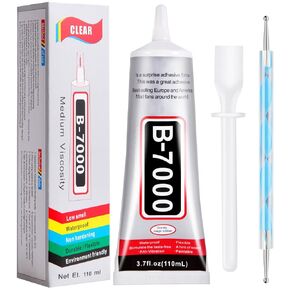 B7000 Glue Clear with Precision Tip，50Ml B7000 Glue Clear for Rhinestones Glue for Crafts, Multipurpose Jewelry Glue for Fabric DIY Craft Makeup Shoes Jewelry Making Nail Art