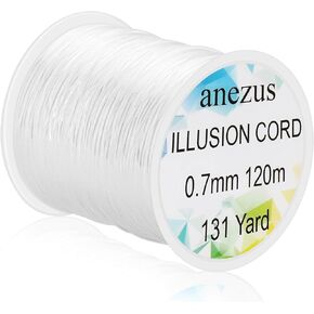 Anezus Fishing Wire for Hanging, Clear Fishing Line Invisible String Strong Monofilament Line for Hanging Decorations and Crafts