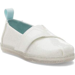 TOMS Girl's Espadrille Loafer Flat, Natural Moroccan Crochet, 4 us