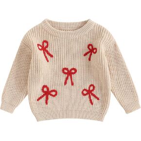 Toddler Sweater Baby Halloween Ghost Pumpkin Spider Outfit Warm Knit Sweatshirt Pullover Infant Knitwear