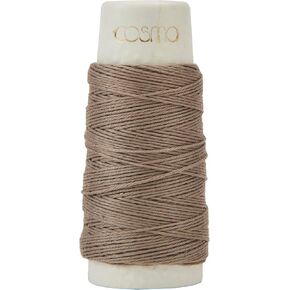 LECIEN Cosmo Hidamari Sashiko Solid Thread 30 Meters Pale Taupe