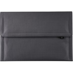 Hands 8. 4-in-1 Protective Magnetic Laptop Sleeve Pad with Mouse Mat & Accessory Pouch (Sage Gray, 13"-14")