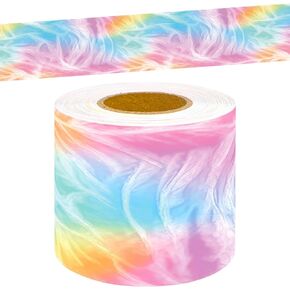 Tie Dye Bulletin Board Border Pastel Borders Classroom Bulletin Trim Watercolor Rolled Border for Back to School Decoration 52 ft