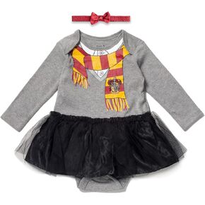 Harry Potter Hermione Baby Girls Dress and Headband Newborn to Infant