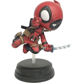 Marvel Animated Deadpool Jumping Statue