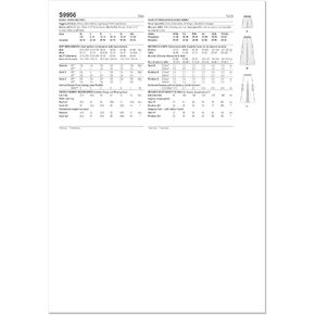 Simplicity SS9956A Easy to Make Misses' Pull-on Shorts and Pants Sewing Pattern Packet, Design Code S9956, Sizes XS-S-M-L-XL-XXL, Multicolor