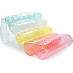 Funboy Clear Pink Glitter Leisure Leisure Crast Tube Pool Float Grad Perferen