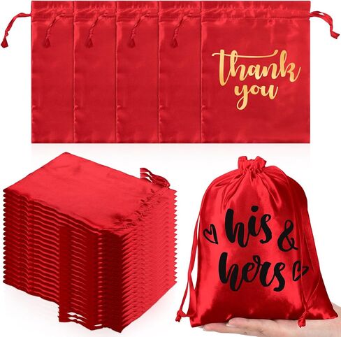 Cosblank 24 Pcs Sublimation Drawstring Bags Blanks 5" x 7" Sublimation Gift Bags Satin Reusable Jewelry Pouches for Goodies Wedding Favors for Baby Shower Birthday DIY(White) in Kuwait