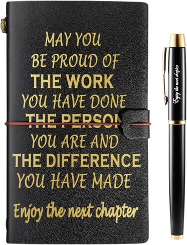Coworker Leaving Gifts for Women Leather Journal Notebook Retirement Gifts Going Away Gift Farewell Gifts Goodbye Gifts Leaving Gifts New Job Gifts in Saudi Arabia