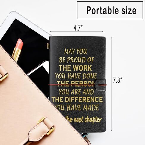 Coworker Leaving Gifts for Women Leather Journal Notebook Retirement Gifts Going Away Gift Farewell Gifts Goodbye Gifts Leaving Gifts New Job Gifts in Saudi Arabia