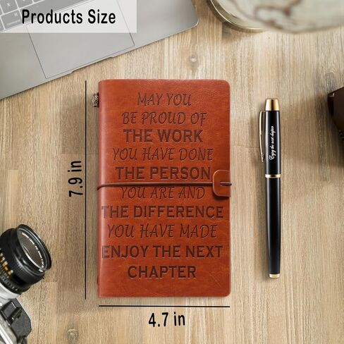 Coworker Leaving Gifts for Women Leather Journal Notebook Retirement Gifts Going Away Gift Farewell Gifts Goodbye Gifts Leaving Gifts New Job Gifts in Saudi Arabia