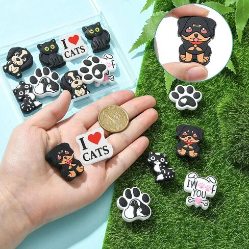 UR URLIFEHALL 10 Pcs Colorful Round Ring Food Grade Silicone Focal Beads Silicone Beadable O Rings Bulk for Keychain Making Crafts in Kuwait