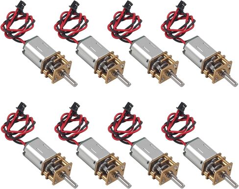 4PCS Mini N20 Gear Motor DC 3V-6V Slow Speed Full Metal Gearbox Micro Motorfor DIY Robot Car RC Toys in Kuwait