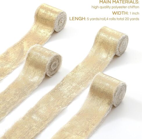 Pretty Jolly Shimmery Purple Chiffon Ribbon for Gift Wrapping Handmade Frayed Fringe Silk Ribbon for Flower Bouquet Total 20 Yards 1 1/2 Inch Ribbons for Crafts Hair Wedding Invitation Baby Shower in Kuwait