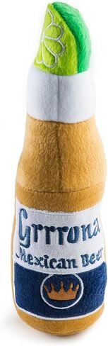 Haute Diggity Dog Grrrona Beer Bottle ، ألعاب Designer Designer Dog مع صرير تفاعلي ، إثراء الحيوانات الأليفة ، مواد قابلة للآلة وآمنة لجميع السلالات ، الحجم المتوسط in Kuwait