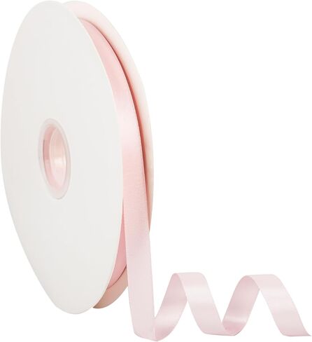 Double Face Gold Satin Ribbon 1/2 inch X 100 Yards, Craft Fabric Ribbon Polyester Ribbons for Gift Wrapping, Wedding, Bow Making, Wreath, Holiday Decoration, DIY Sewing (Gold) in Kuwait